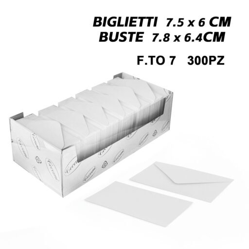 Biglietti E Buste F.To 7 300 300 Bianco Art.Lf40500F7 Hd 1Pz