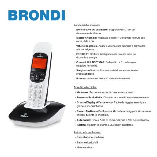BRONDI NICE NERO/BIANCO