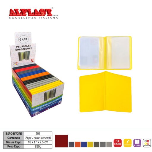 Pluricard 24Pz Tu Colori Ass. Alplast Art.201 Pz1