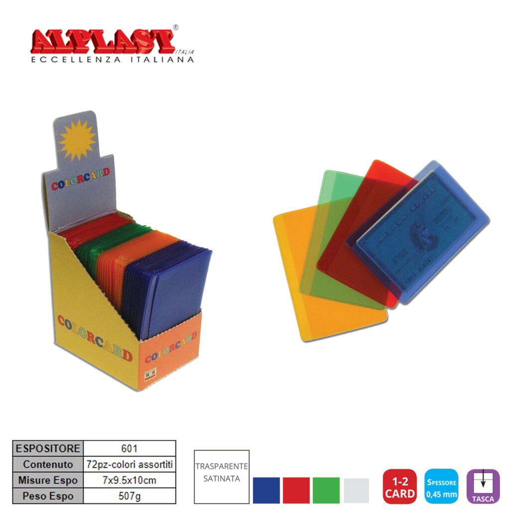 Porta Card 72Pz Alplast Art.601 Pz1