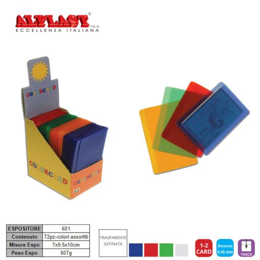 Porta Card 72Pz Alplast Art.601 Pz1
