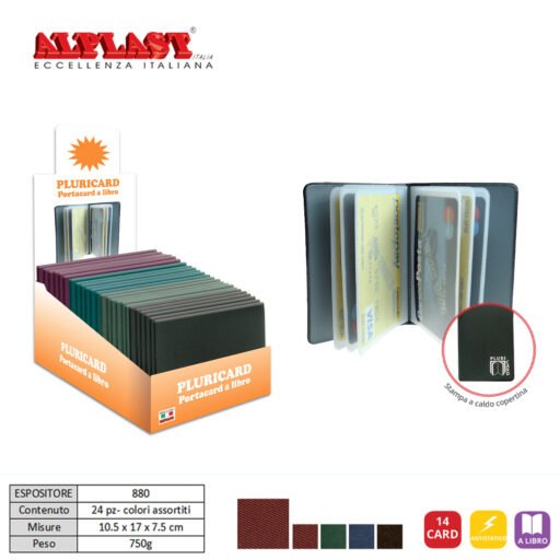 Porta Card 24Pz Alplast Art.880 Pz1