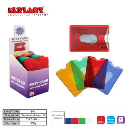 Porta Card 64Pz Alplast Art.901 Pz1