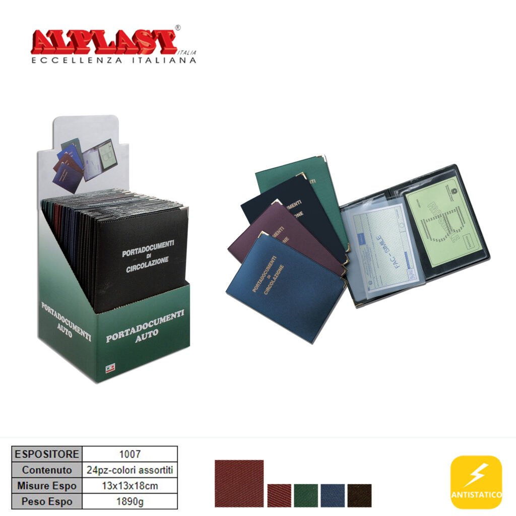 Porta Documenti 24Pz Tu Alplast Art.1007 Pz1