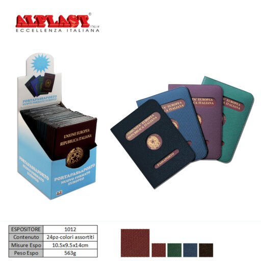 Passaporto 24Pz Colori Scuri Alplast Art.1012 Pz1