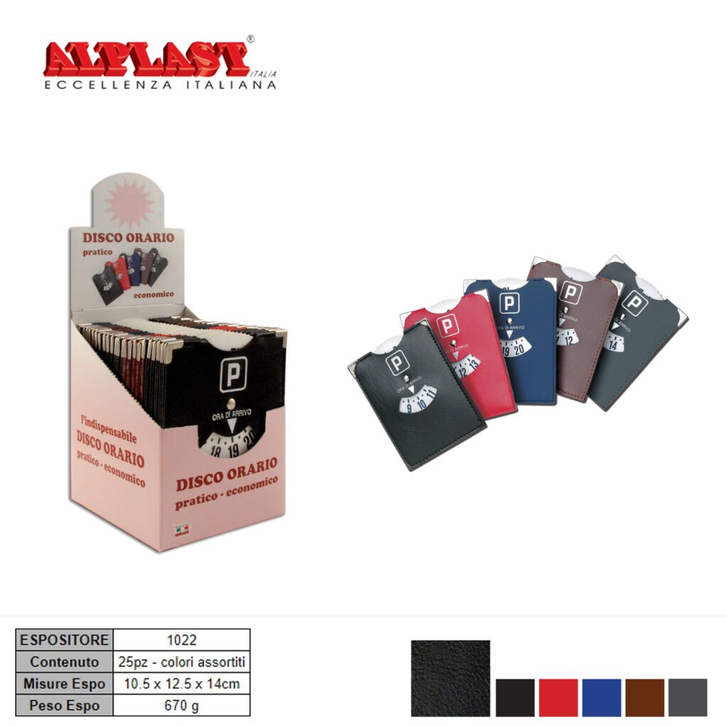 Disco Orario 25Pz Color Scuri Alplast Art.1022 Pz1