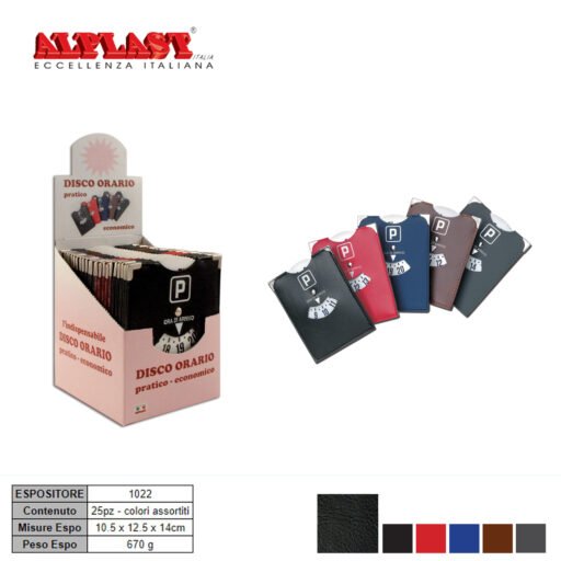 Disco Orario 25Pz Color Scuri Alplast Art.1022 Pz1
