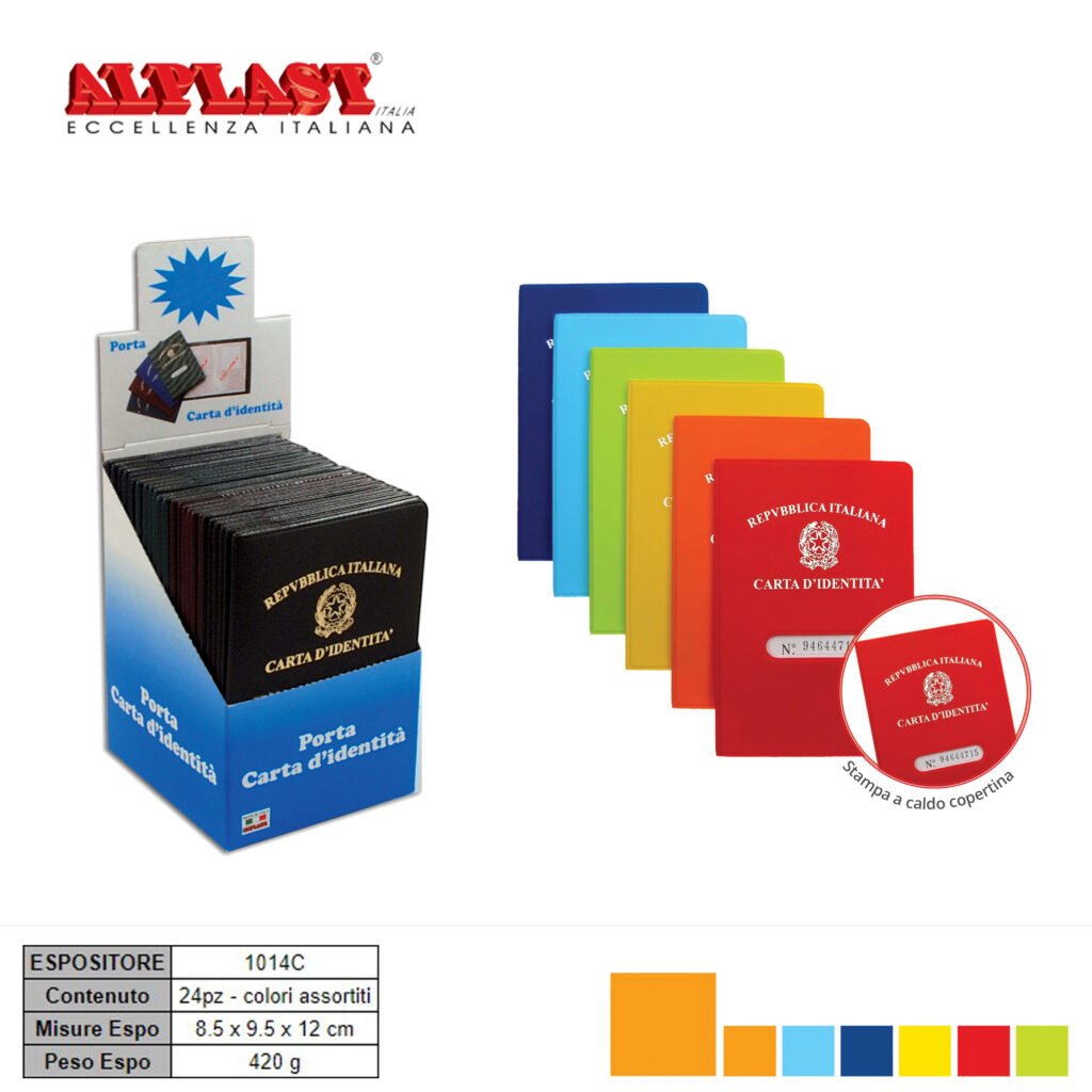 Carta Identita 24Pz Color.Ass.Past. Alplast Art.1014C Pz1