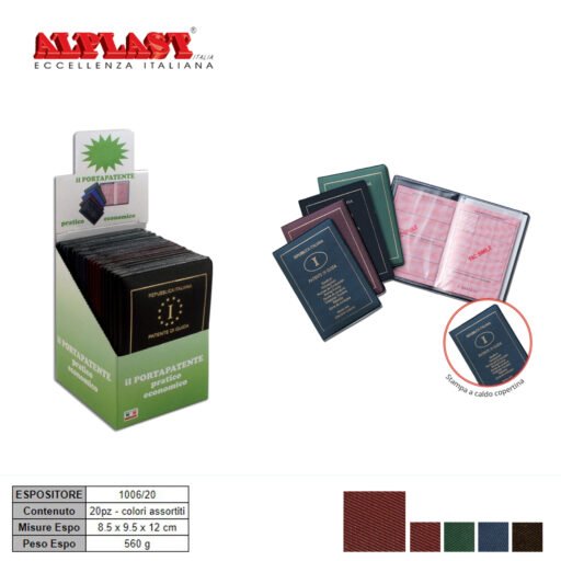 Porta Patente 20Pz Alplast Art. 1006 20 Pz1