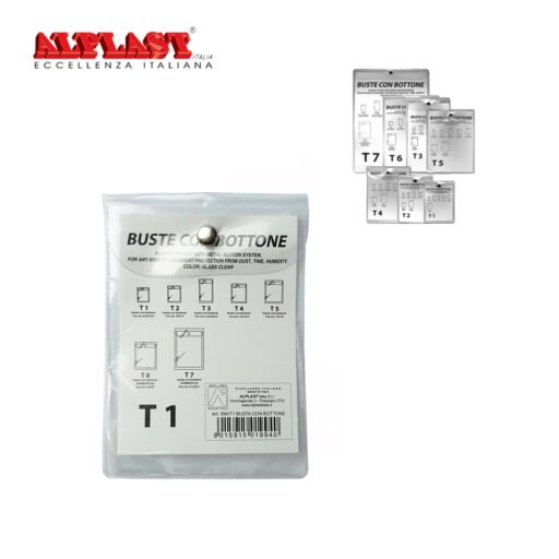 T1 8.5X10.5Cm Porta Doc. 100Pz Alplast Art.994T1 Pz1