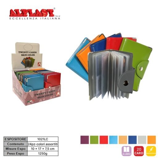 PORTACARD PVC TWENTY SKIN C 24PZ ALPLAST