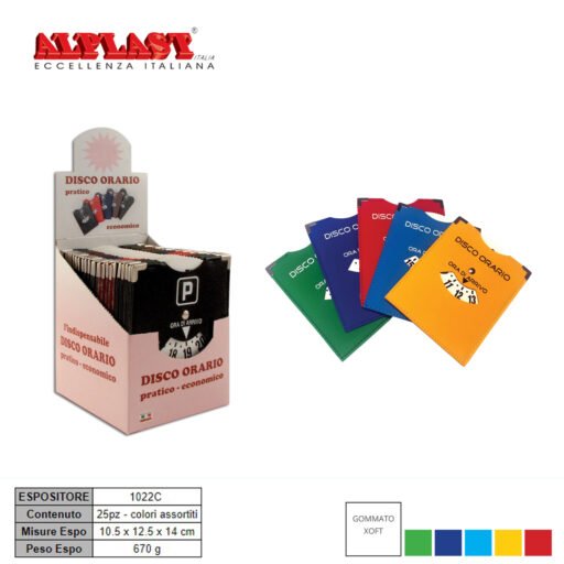 Disco Orario 25Pz Colori Past. Alplast Art.1022C Pz1