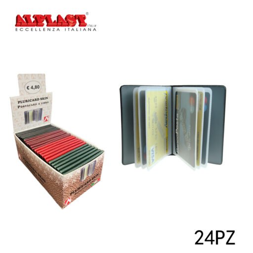 Porta Card Libro 24Pz Skin Alplast Art.880L Pz1