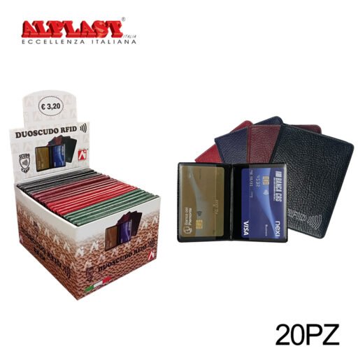 Porta Card Scudo 20Pz Rfid Alplast Art.890Scl Pz1