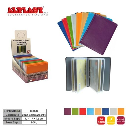 PORTACARD 14SPAZI SKIN COL. 24PZ ALPLAST