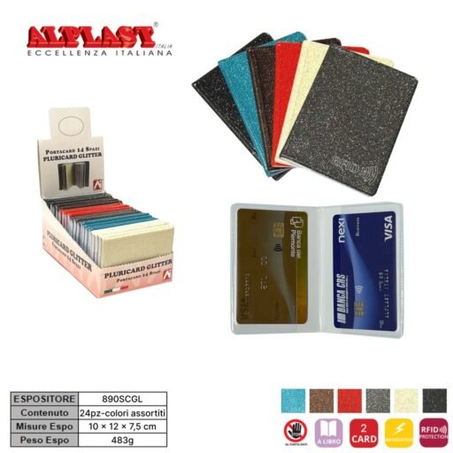 PORTACARD DUOSCUDO RFID 24PZ ALPLAST