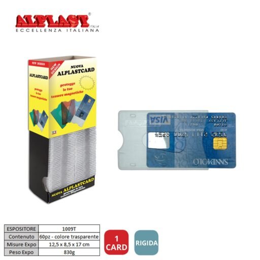 PORTACARD RIGIDA TRASP 60PZ ALPLAST PZ1