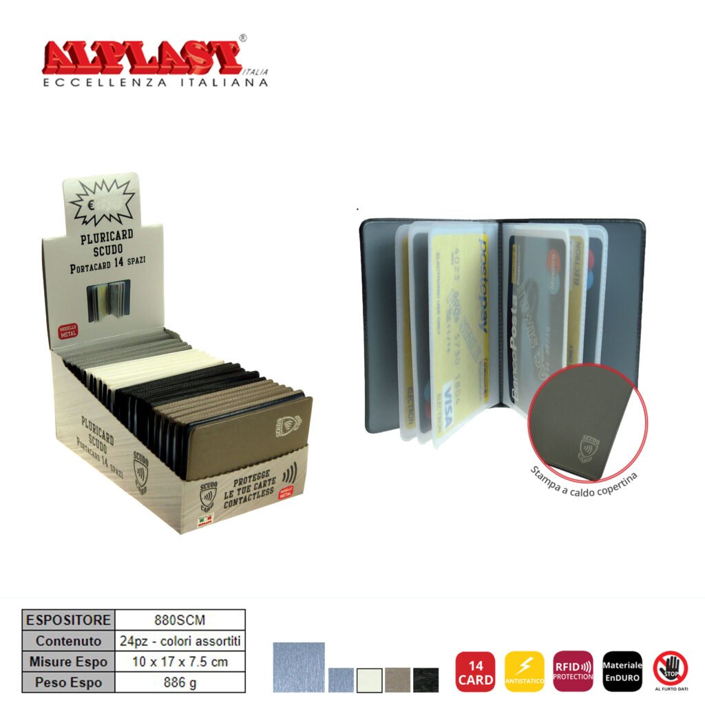Porta Card Scudo 24Pz Alplast Art.880Scm Pz1