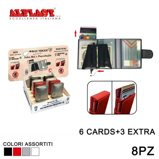 Portafoglio Portacard 8Pz Wally Vogue Alplast Art.1030V Pz1