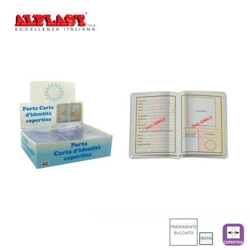 Carta Identita Tasca 100Pz Alplast Art.1016V Pz1