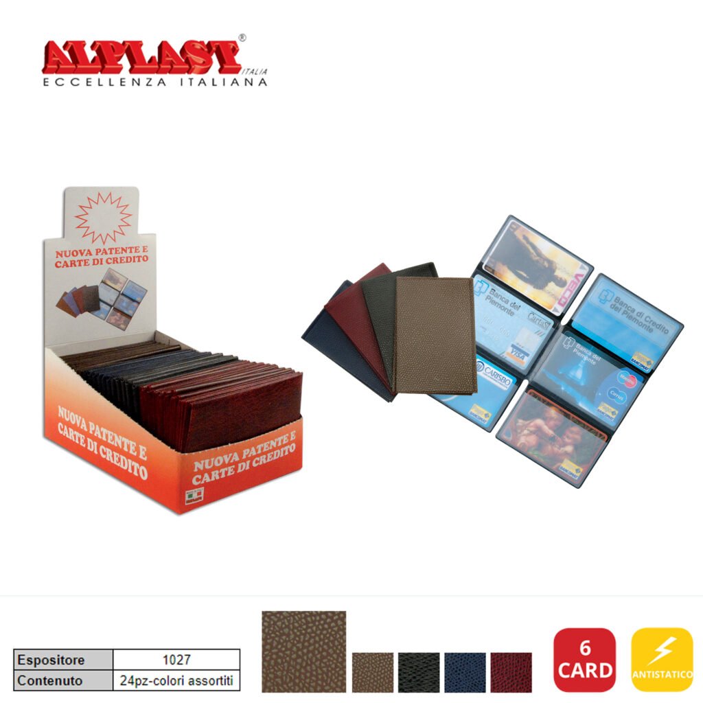 Porta Card 24Pz Similpelle Alplast Art.1027 Pz1