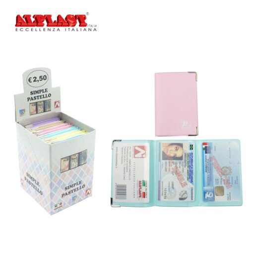 Porta Card 24Pz Color Past Alplast Art.1037P Pz1