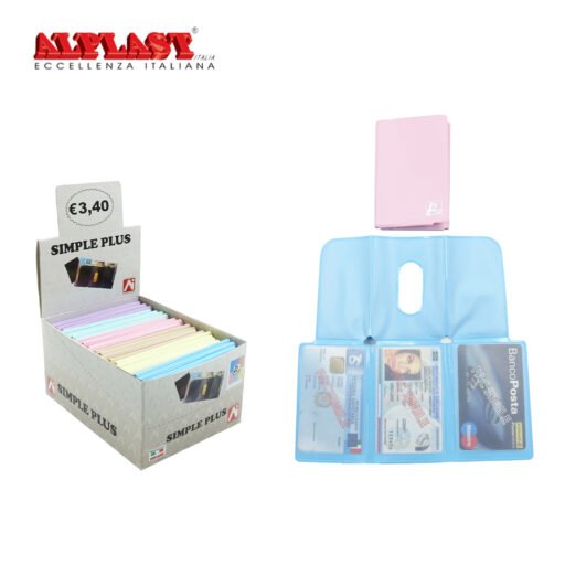 Porta Card 24Pz Color Past. Alplast Art.1038P Pz1