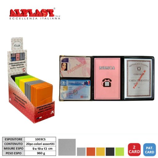 Art.1003Cs 20Pz Tris Special Color Alplast