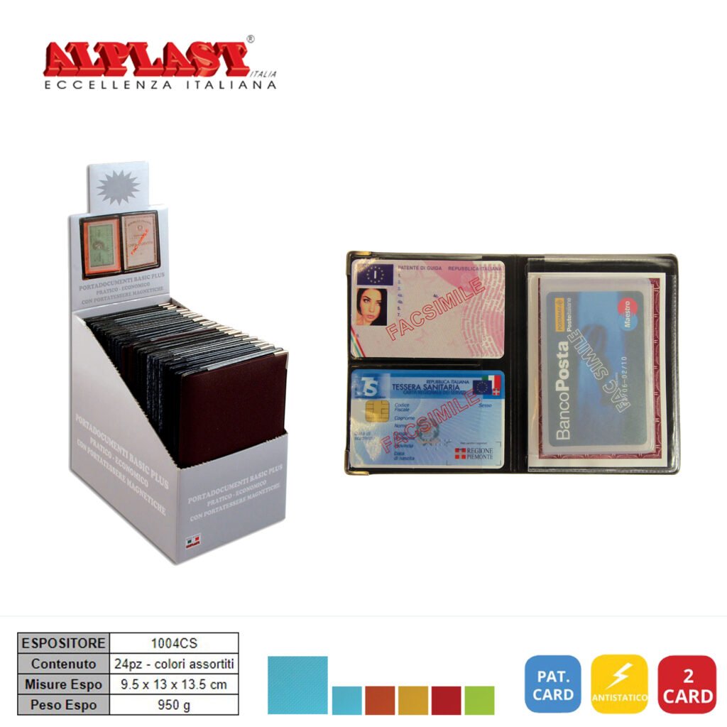 Porta Documenti 24Pz Alplast Art.1004Cs Pz1