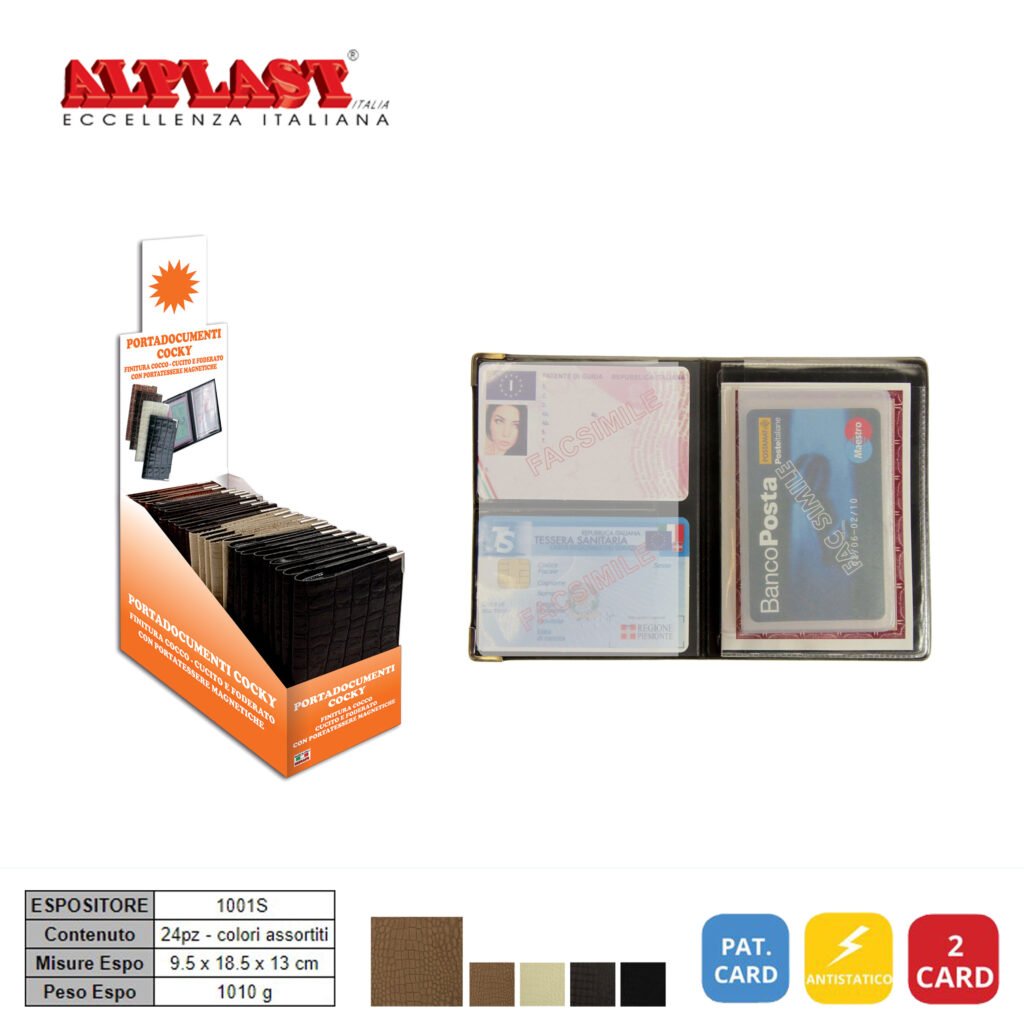 Porta Documenti Cocky 24Pz Alplast Art.1001S Pz1