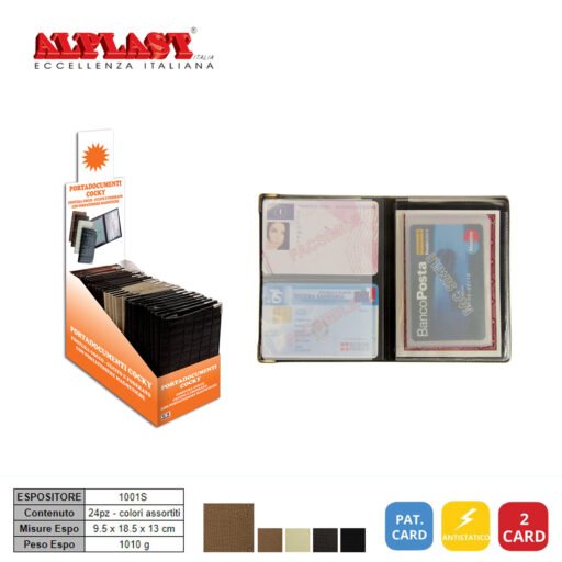 Porta Documenti Cocky 24Pz Alplast Art.1001S Pz1