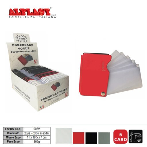 Pokercard 20Pz Alplast Art.905V Pz1