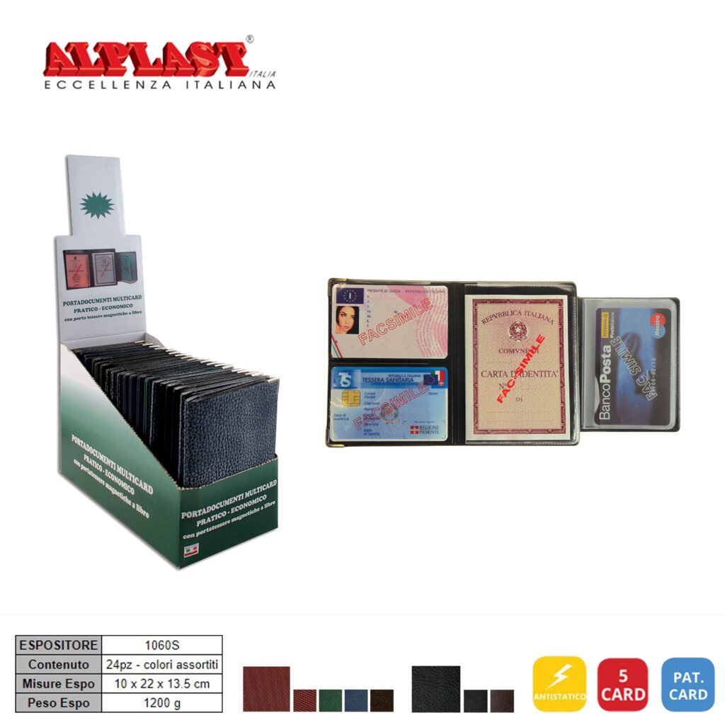 Porta Documenti 24Pz Alplast Art.1060S Pz1