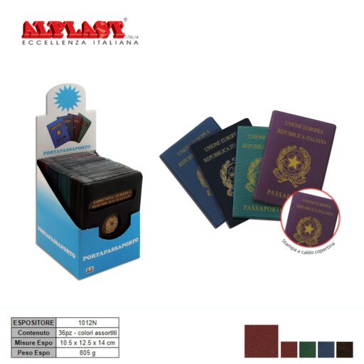 Porta Passaporto 24Pz Alplast Art.1012 N Pz1