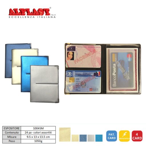 Porta Documenti 24Pz Alplast Art.1004Sm Pz1