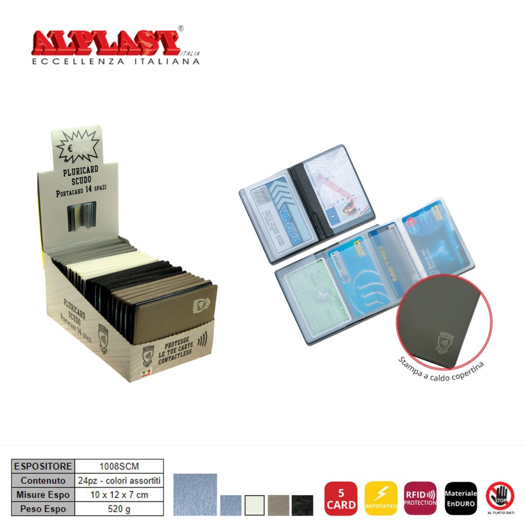 Porta Card 24Pz Scudo Alplast Art.1008Scm Pz1