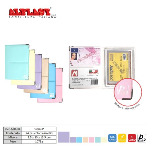Porta Documenti 24Pz Alplast Art.1004Sp Pz1