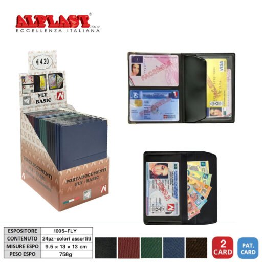 Portadocumenti Fly Basic 24Pz Alplast Art.1005-Fly 1Pz