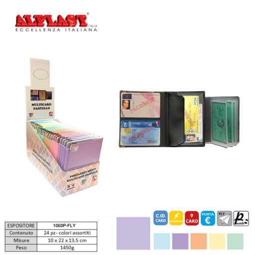 Fly Multicard Pastello 7Cards Conf.24Pz Alplast Art.1060P-Fly Pz1