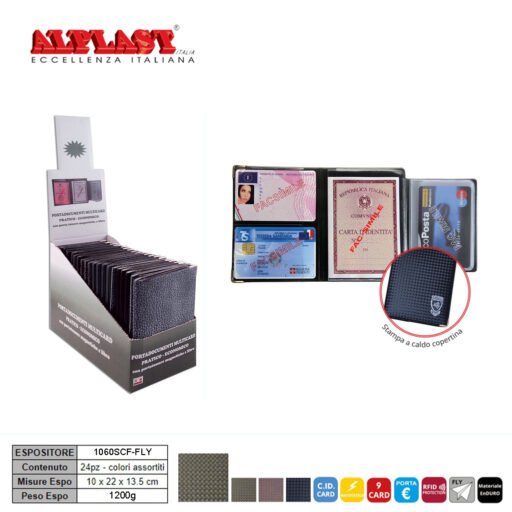 Fly Multicard Scudo Carbon 7Cards Conf.24Pz Alplast Art.1060Scf-Fly Pz1