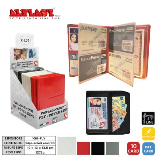 Portadocumenti 24Pz Alplast Art.1061-Fly 1Pz