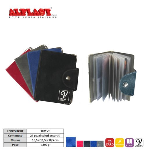 Porta Card 24Pz Twenty Alplast Art.1021Ve Pz1