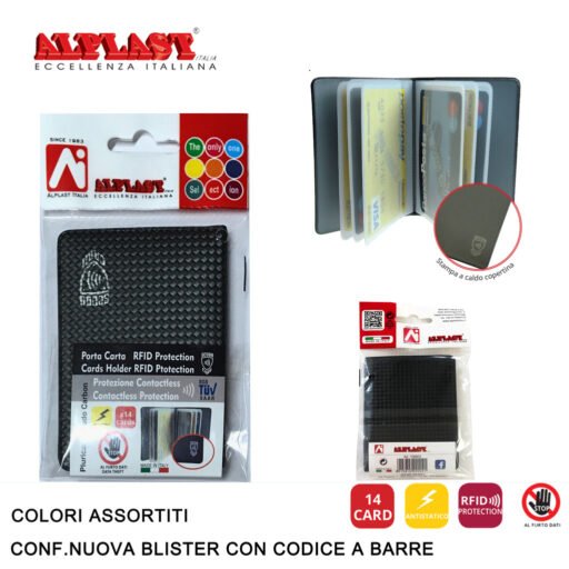 Art.108803 Alplast Pluricard Scudo Carbon Conf.24Pz