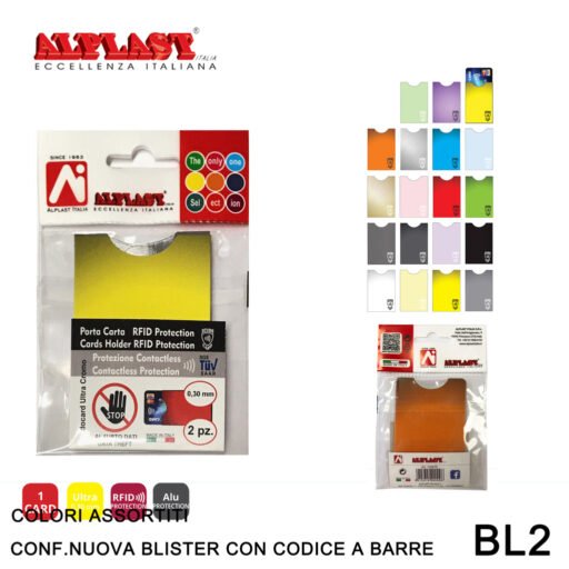 Art.100876 Alplast Scudocard Ultra Cromo Conf.30Pz