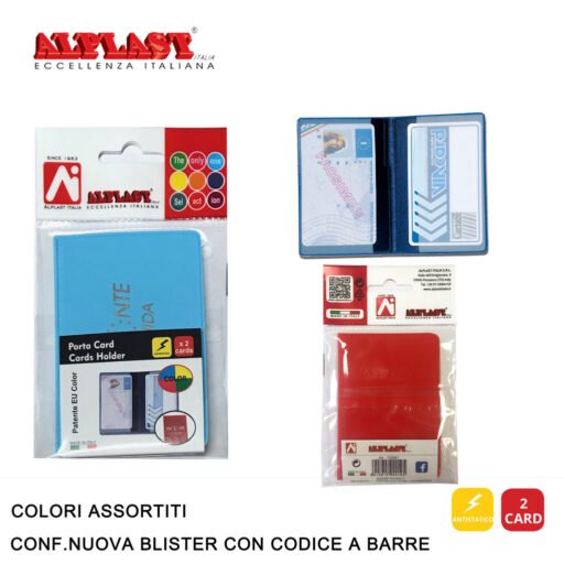 Art.110061 Alplast Portapatente Europea Color Conf.24Pz