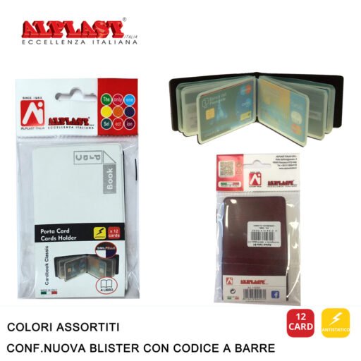 Art.110291 Alplast Cardbook Classic Conf.24Pz
