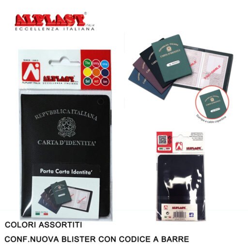 Art.110140 Alplast Porta Carta Di Identita Classic Conf.24Pz