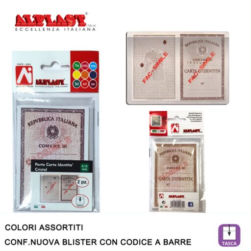 Art.110160 Alplast Porta Carta Di Identita Conf.30Pz