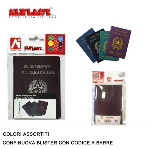Art.110120 Alplast Portapassaporto Europeo Conf.24Pz