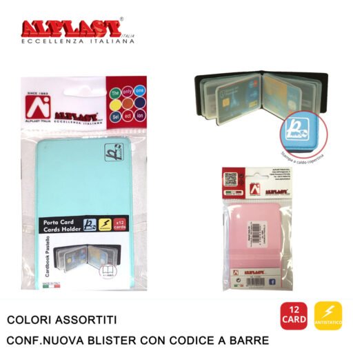 Art.110292 Alplast Cardbook Pastello Conf.24Pz